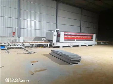 automatisk 12-hoveds stensliber Kontinuerlig poleringsmaskine Kunstig stenoverfladebeskæringsmaskine